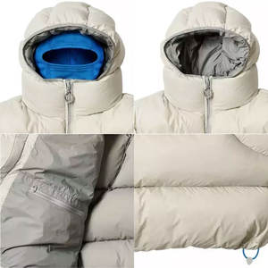 Cagoule doudoune avec capuche, durable et fonctionnelle, taille et couleurs personnalisées, idéale pour les détaillants, idéale pour l'hiver en plein air - Product Image 5