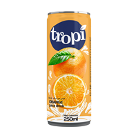 Tropi 250Ml Blik Vers Gemengd Vruchtensap Frisdrank-Vers En Gezond-Private Label Fabrikant Vietnam Custom Logo