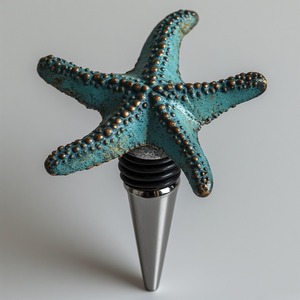 Heritage Line Custom <b>Wine</b> <b>Bottle</b> <b>Stopper</b> Christmas Design Durable Metal Construction Vintage Texture for Authentic Warmth Bar - Product Image 3