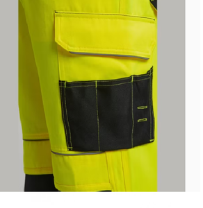 Pantalon de soudage résistant à la chaleur pour homme Vache véritable Style Hip Hop Respirant Séchage rapide Antistatique Tissu de laine lourd - Product Image 4