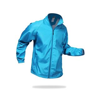 Vestes coupe-vent pour hommes de qualité supérieure logo personnalisé de base uni entraînement physique course à pied loisirs sport veste à capuche - Product Image 3