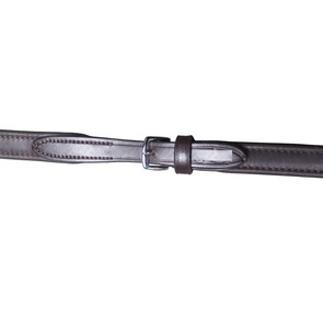 Durable Soft Leather 16 MM Soft <b>Rubber</b> Reins W/hand <b>Stopper</b> & Martingale <b>Stopper</b> Available in Cheap Price Soft Leather Reins - Product Image 5