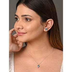 Colgante de Plata de Ley 925 de Primera Calidad con Corte de Pera para Mujeres y Niñas ¡Compra Ahora! - Product Image 5