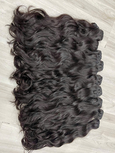 Vente 2025 Cheveux Ondulés Bruts, Cuticules Alignées, Vente en Gros, Extensions de Cheveux Humains Ondulés du Vietnam, Sans Perte, Sans Nœuds, Cheveux Non Traités - Product Image 4