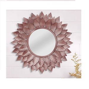 Espejos de pared de metal de hierro de nuevo diseño utilizados para sala de estar y habitación de invitados, espejos de pared decorativos de tamaño personalizado - Product Image 2