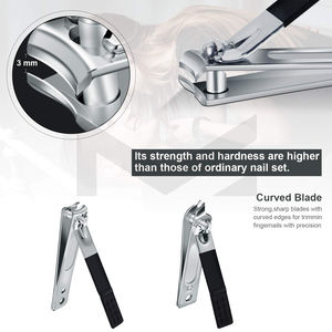 OEM Factory Professional 18-Piece High Quality Stainless Steel Manicure Set Nail Cutter & Cuticle Nippers Lightweight Kit - Product Image 5