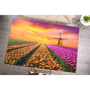 Tapis imprimé paysage - Design moderne pour bureau, entrée ou salle de bain, tapis doux non tissé - Product Image 3