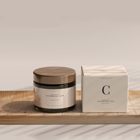 Boîtes d'emballage personnalisées en carton recyclé écologique avec pelliculage mat pour crème visage, sérum de soin et huile de terre violette haut de gamme
