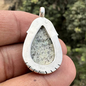 Natural K2 Jasper Pendant in 925 Sterling Silver Bohemian Style Bezel Setting Custom Handmade Gemstone Jewelry for Gift & Party - Product Image 6