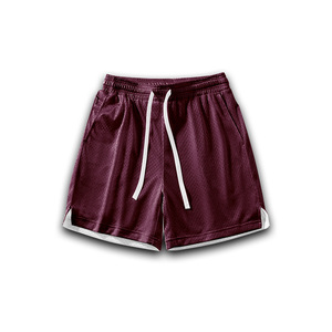 ชุดบาสเก็ตบอลผ้าโพลีเอสเตอร์ระบายอากาศตาข่ายโพลีเอสเตอร์แบบ100% ชุดเสื้อเจอร์ซี่คอวีใส่กลับด้านได้ชุดกางเกงขาสั้นแห้งเร็ว - Product Image 5