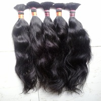 Bundel lurus rambut manusia India Virgin Kualitas Atas | Ekstensi rambut Remy India mentah jumlah besar | Pemasok rambut India bebas kusut