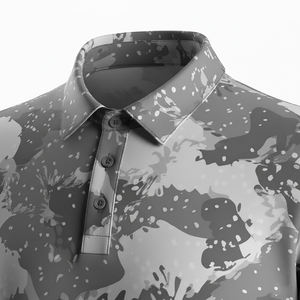 Camiseta de Golf de Manga Corta de Poliéster de Alta Calidad, Sublimada, Transpirable y de Secado Rápido para Uso Diario Urbano y Golf - Product Image 3