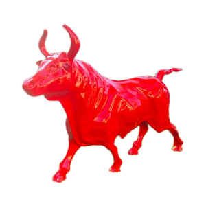 Estatua de Toro de Fibra de Vidrio Rony Freiha, Proceso de Pultrusión, Superficie Lisa, Uso Industrial, Servicio de Corte Personalizado, Líbano - Product Image 1