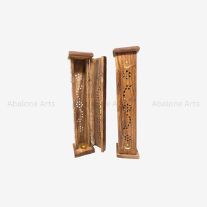 FOL 7 Chakra madera pintada Cenicero 10 pulgadas exportación al por mayor incienso y accesorios a granel - Product Image 5