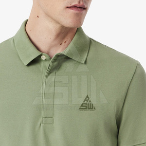 Polo en coton à la mode pour hommes polo respirant évacuant l'humidité parfait pour l'été et l'extérieur - Product Image 4