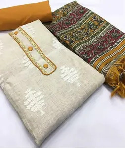 Hommes pakistanais traditionnels shalwar kameez tissu de haute qualité nouveau concepteur fête porter haut en velours de viscose lourd et ensemble Dupatta