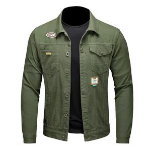 Vêtements pour hommes à manches longues Vestes en jean en vrac avec taille personnalisée Veste en jean en denim de style le plus récent - Product Image 1