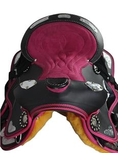 Sillín Sintético Occidental de Alta Calidad con Cuero PU y Fibra, Herrajes de Acero Inoxidable - Productos a Juego para Carreras de Caballos Ingleses - Product Image 3