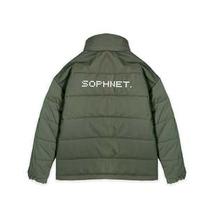 เสื้อแจ็คเก็ต Sophnet แฟชั่นแบบสองด้านบุซับในสำหรับฤดูหนาว สไตล์สตรีทแวร์ มีฮู้ด ปิดด้วยซิป ลายปักทอ  ไซส์ XS-XL - Product Image 3