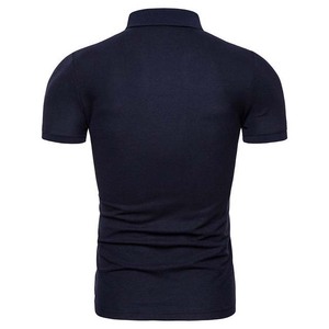 เสื้อโปโลแขนสั้นของผู้ชาย, ผ้าฝ้าย100% ระบายอากาศได้ดีปักลายแบบกำหนดเอง - Product Image 2