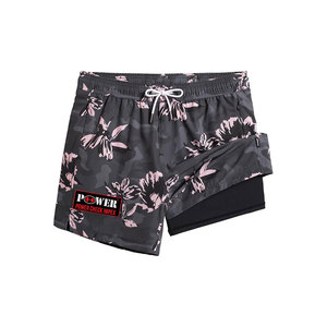 Nuevos Pantalones deportivos sin costuras para mujer, pantalones cortos de motorista a rayas con tinte de corbata para gimnasio, pantalones cortos de Yoga de secado rápido elásticos de cintura alta - Product Image 2