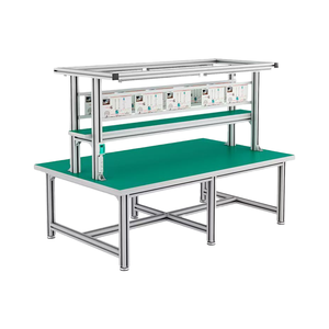 <span class=keywords><strong>Eida</strong></span> - Banco de Trabajo Industrial Profesional de Acero Inoxidable de 3 Niveles, Colgante/S Independiente, Superficie Antiestática - Product Image 5