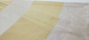 Tinh khiết Sik dupioni và vải <span class=keywords><strong>taffeta</strong></span> lụa trong các mảnh cắt kích thước 1 mét đến 2 mét cho các dự án thủ công trong bóng râm của màu nâu - Product Image 3