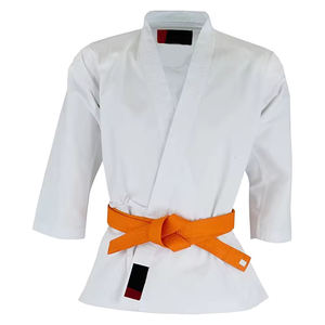 Meilleures ventes en gros Uniforme de karaté Hommes Femmes Combinaisons d'arts martiaux professionnelles Unisexe Combinaison de combat en coton avec logo personnalisé - Product Image 4