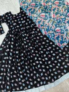 Dernier styliste indien Lehanga Choli pour femmes style pakistanais brodé Salwar Kameez Viscose imprimé lourd mariage - Product Image 6