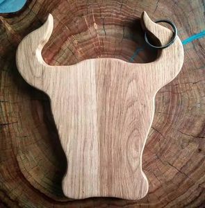 Nouvelle planche à découper en bois ACACIA de luxe en résine époxy bleue avec finition unique Ocean Wave Top Standard pour un usage domestique - Product Image 1