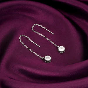 Élégance à la hausse Fine Dangle Danglers Boucles d'oreilles surdimensionnées impressionnantes - Product Image 3