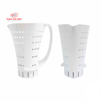 OEM/ODM Écumoire de cuisine en plastique de haute qualité, écologique, certifiée SCS, grande taille, qualité alimentaire, couleurs et logo personnalisables