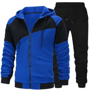 Survêtement Automne Hiver Hommes Nouveau Design Motif Solide Tendance Grande Taille Prix de Gros - Product Image 1