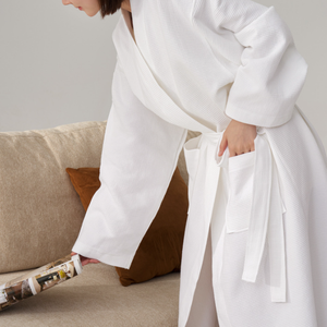 Super Warm 100% <strong>Cotton</strong> <strong>Bathrobe</strong> Hotel Spa Luxury Velvet <strong>Bathrobe</strong> - Product Image 5