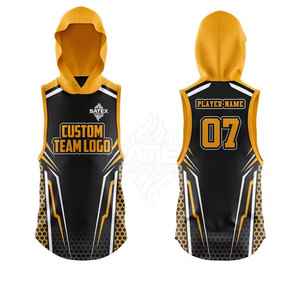 Vêtements de sport personnalisés avec logo, uniforme 7 contre 7, différentes couleurs, vente chaude, meilleur design, 100% polyester, séchage rapide, respirant - Product Image 4