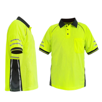 Chemise de sécurité de travail unisexe haute visibilité Pakistan Made Chemises de sécurité pour hommes Bande réfléchissante Vêtements de travail Chemises de sécurité