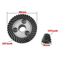 Kit d'engrenages coniques pour meuleuse d'angle GWS 7-100 GWS 7-115 GWS845 GWS 750, pièce de rechange pour outil électrique
