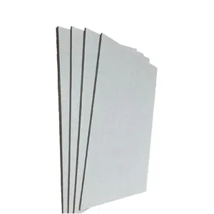 Grandes feuilles de carton gris 1500gsm rigides pour dossier de dossier moulin à carton gris-Panneau d'emballage d'impression personnalisé