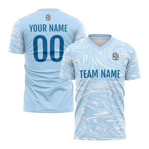 Camiseta de Fútbol Personalizada para Adultos, Nombre del Equipo, Número, Logotipo, Impresión por Transferencia de Calor, 100% Poliéster, Ligera, Transpirable - Product Image 2