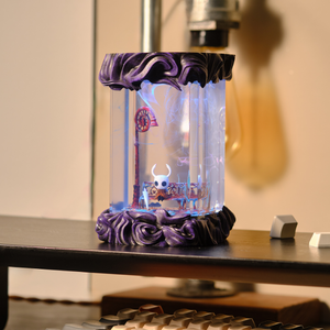 Lampe en époxy personnalisée, Lampe en résine époxy, Lampe en résine époxy personnalisée, Lampe en bois et résine, Veilleuse personnalisée, Cadeau fait main, Halloween - Product Image 2