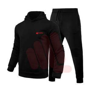 Nouveauté Sweats à capuche zippés Pantalons de jogging personnalisés Vêtements pour hommes Survêtement en coton Survêtement de sport pour hommes - Product Image 3