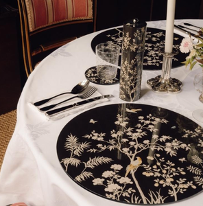 Colorful Chinoiserie Coasters, Set of 4, Lacquer Coaster, Gift, Decoration, High Class Lacquer, Handicraft In Vietnam, Nhat Minh - Product Image 5