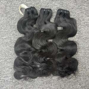 100% cabello humano vietnamita crudo cuerpo onda trama cabello un donante suministro - Product Image 5