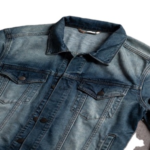 Chaqueta de Mezclilla Vintage Casual de Invierno para Hombre, Personalizada, con Botones, Estilo Stone Wash, OEM, Streetwear - Product Image 2