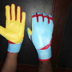 ถุงมือฝึกเบสบอลแบบมืออาชีพสำหรับผู้เริ่มต้น100% cabretta ถุงมือซอฟต์บอลและเบสบอลหนัง PU - Product Image 5