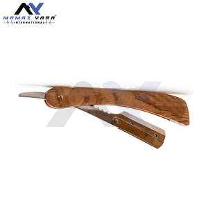 Navaja de Afeitar Profesional de Acero Inoxidable, Grado Barbero, Afeitado Clásico Manual en Húmedo, Mango para Uso en Casa o Salón - Product Image 3