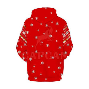 Sweats à capuche en molleton pour hommes imprimés en 3D surdimensionnés Pull long de haute qualité pour l'hiver - Product Image 2