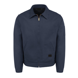 Logo personnalisé de haute qualité hommes coupe décontractée toile coton veste de travail Streetwear col zippé pour les activités de plein air en hiver - Product Image 5