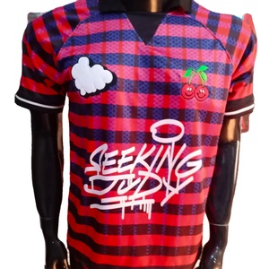 2022 ropa de fútbol de moda buena calidad OEM personalizado Jersey pantalones cortos Logo Personalización completa calcetines de sublimación de buena calidad para - Product Image 1