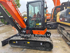 Buona prestazione a basso prezzo marca popolare giappone Made macchine edili di seconda mano Hitachi ZX55 idraulico cingolato escavatore - Product Image 3